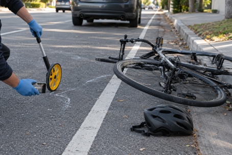Bike Crash crime scene