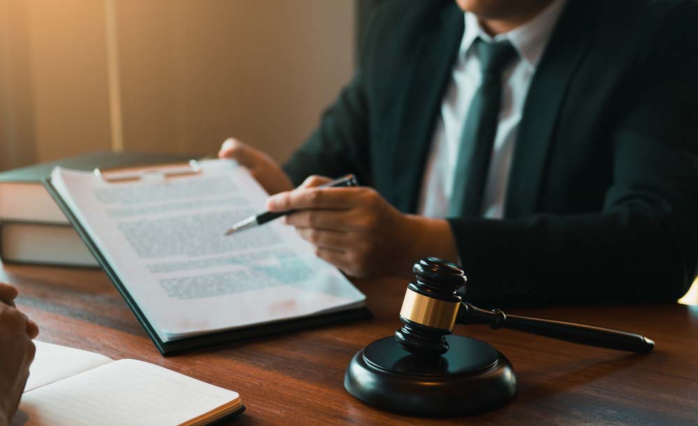 Lawyer at work